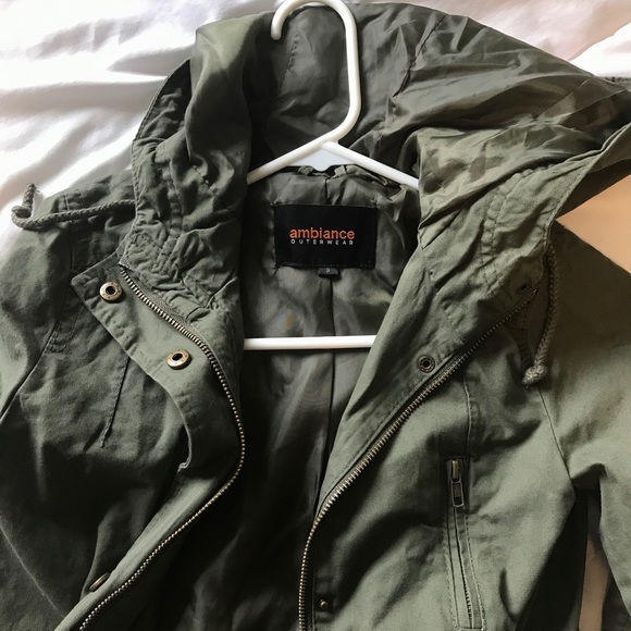 New olive green utility jacket - Picture 3 of 8